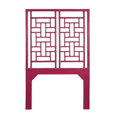 Ohana Rattan Open-Frame Headboard by David Francis Furniture