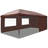 20 ft. W x 10 ft. D Steel Pop-Up Canopy with Two 10 ft. Windows and Two 10 ft. Doors-90655388