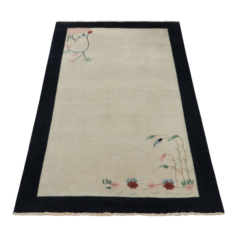 Hand Knotted Wool Area Rug