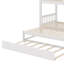 Lit superposé simple avec lit gigogne escamotable en dessous-905976891