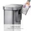 simplehuman Rectangular Hands-Free Kitchen Step Trash Can with Soft-Close Lid-97690204
