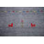 Tapis argenté gris Gabbeh