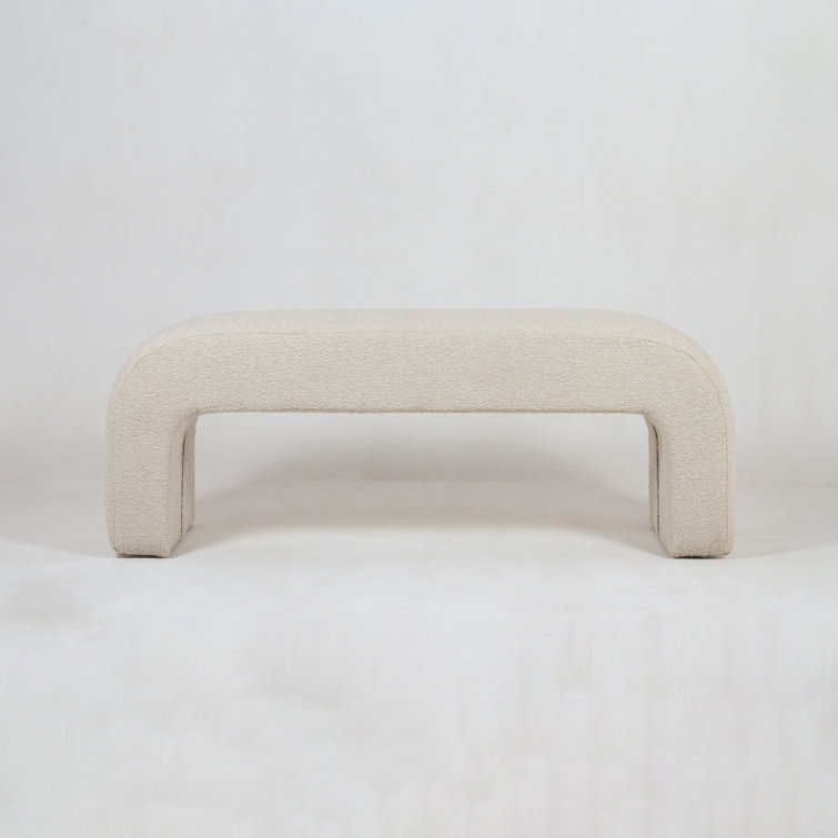 Tiamo Boucle End of Bed Bench Seat - INTERIORTONIC