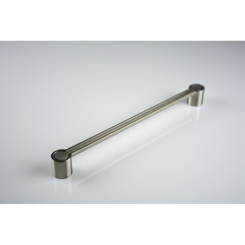 Poignée barre 8 3/4" au centre Olivia, Nickel brossé