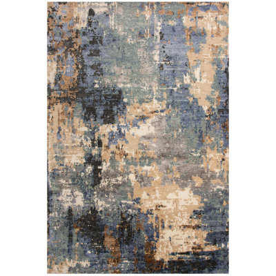 Tapis en laine noué à la main