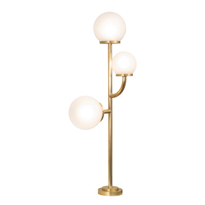 44" High Bola 3 Light Bar Top Lamp