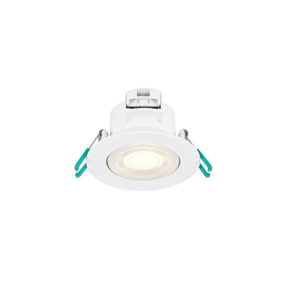 Sylvania SylSpot LED Recessed Spotlight 4.8W 500 Lumens IP44/20 White - Pack of 6