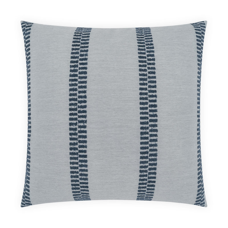 Amuse Throw Pillow, Denim, Square 22"
