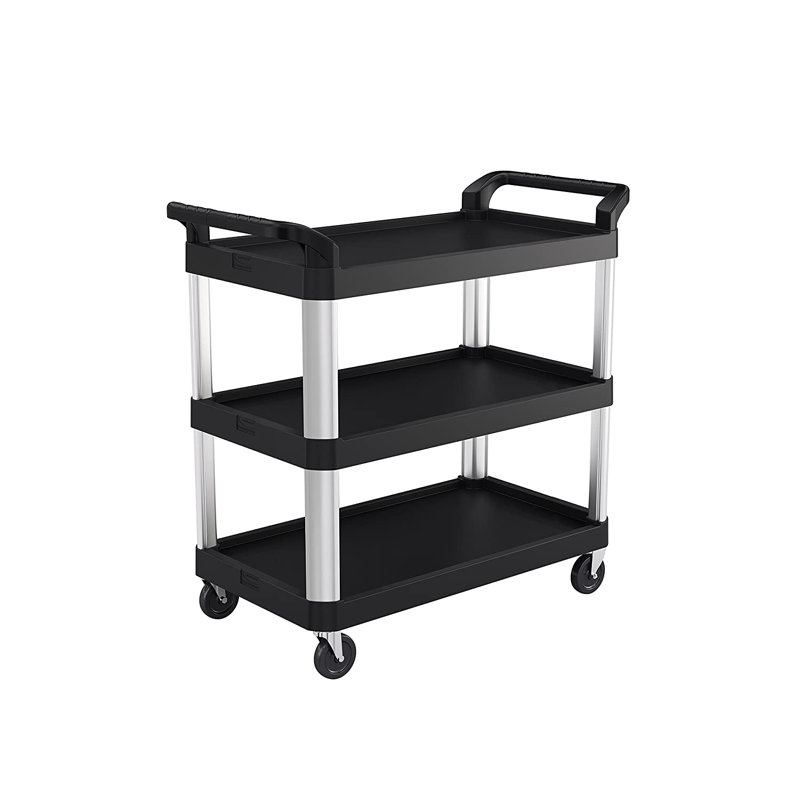 Chariot de service en résine avec tablettes à 3 niveaux de l 20 po x P 39,85 po Suncast, fabriqué aux États-Unis