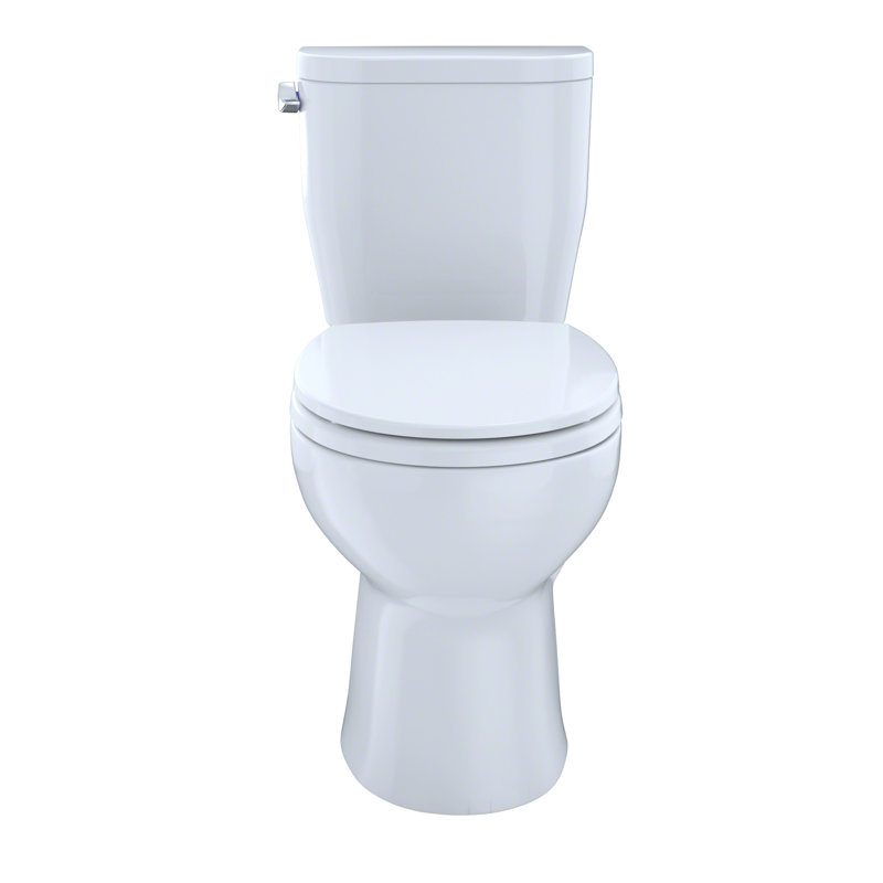 Entrada Two-Piece Round 1.28 GPF Universal Height Toilet with Seat and Wax Ring