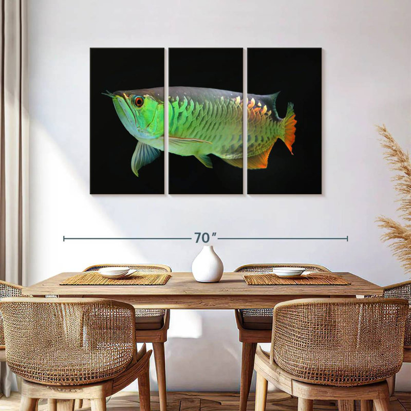 Arowana Fish, 36" H x 57" W