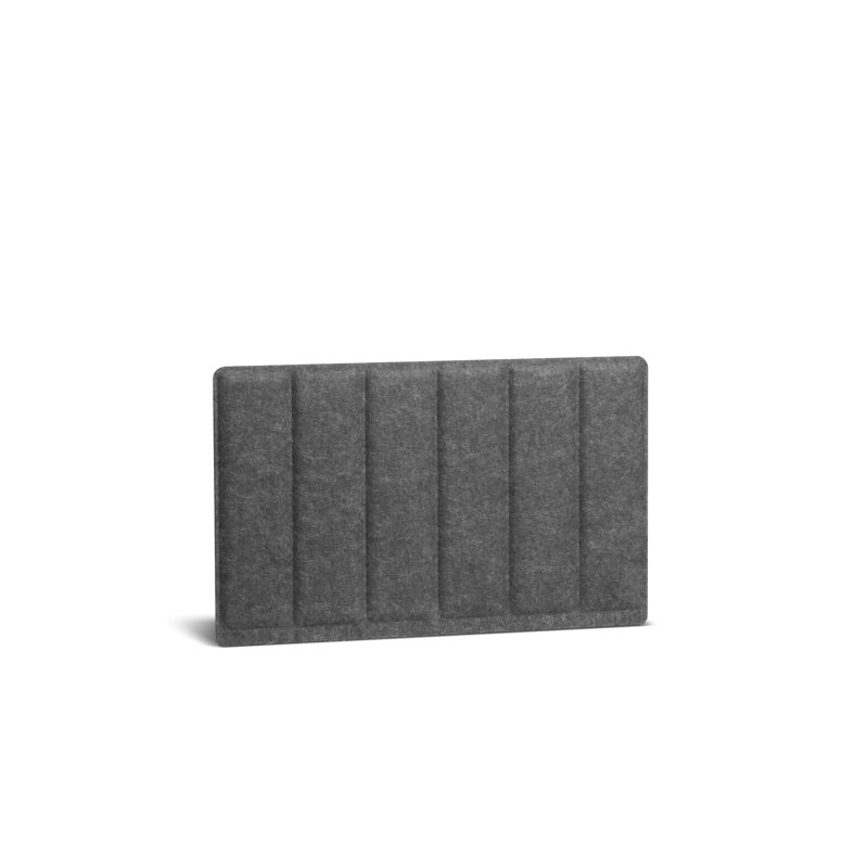 Panneau d'intimité moulable pivotant, 28", Gris foncé