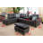  Adebisi 3 - Piece Faux Leather Sectional with Storage Ottoman-2016335550-2016335551