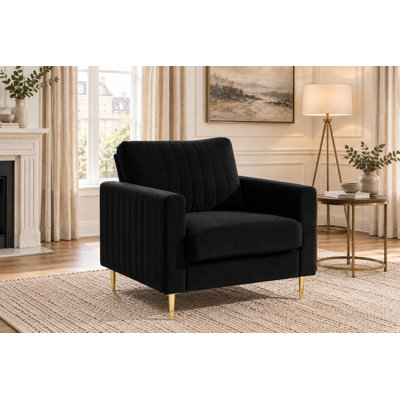 Lotsee Velvet Armchair
