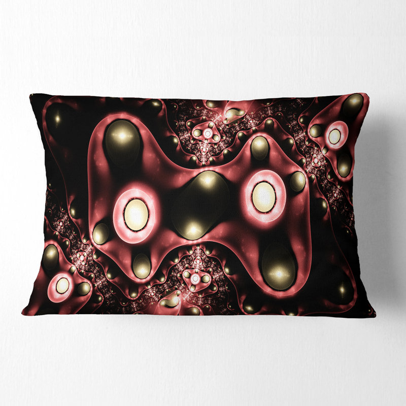 Coussin lombaire artful floral 3d