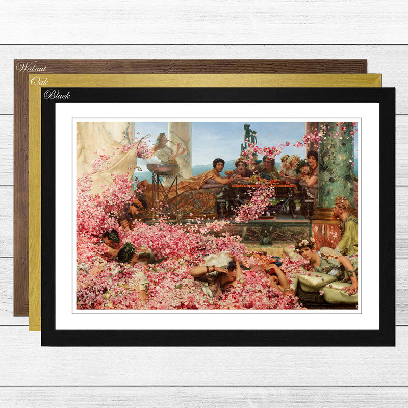 Lawrence Alma-Tadema - Single Picture Frame Painting, Black