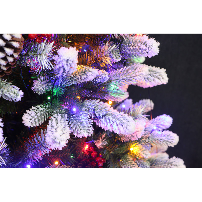 Arbre de Noël givré épinette vert givré, 6 pi