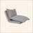 Convertible Flip Chair: Floor Sofabed With Adjustable Backrest Andpillows-2085284463