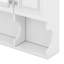 Armoire à pharmacie murale, armoire de salle de bain moderne avec miroir, tablettes ouvertes-1400379781