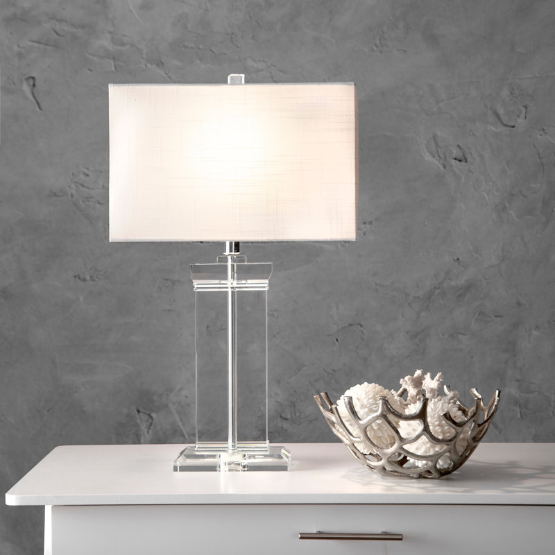 Lampe de table transparente 25 po Filer