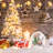 10Pcs Small Clear Water Globes With Screw Off Cap Empty Snow Globe Making Props Mini Snow Globes
