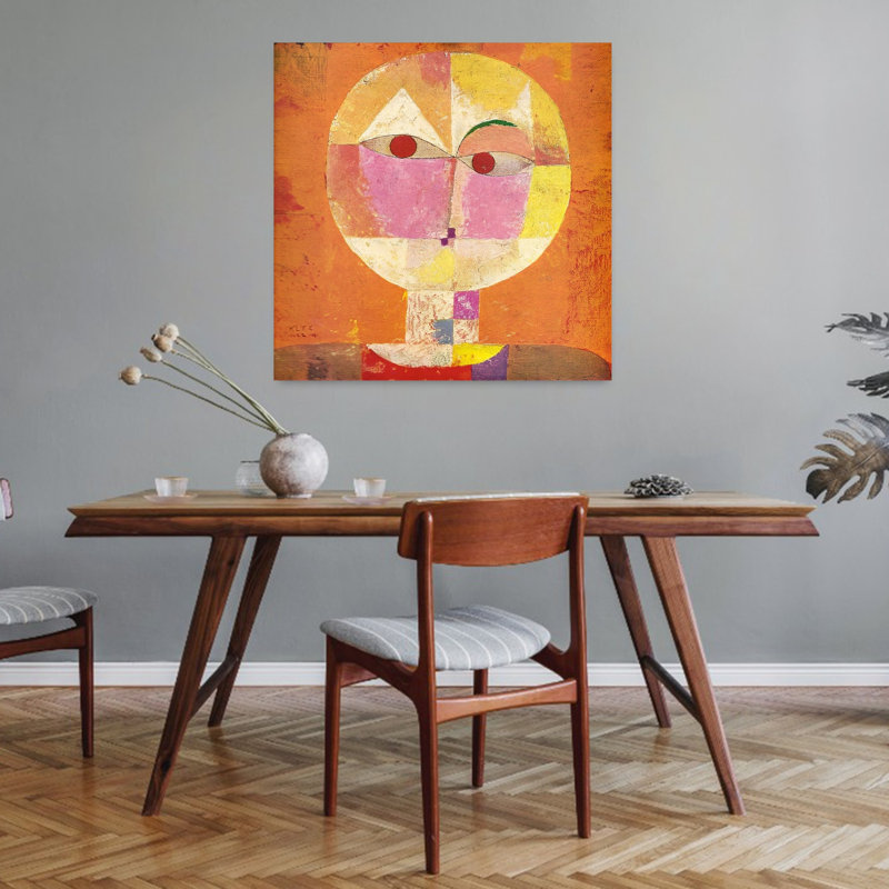Impression d'art contemporain abstrait Senecio, H 32 po x l 32 po