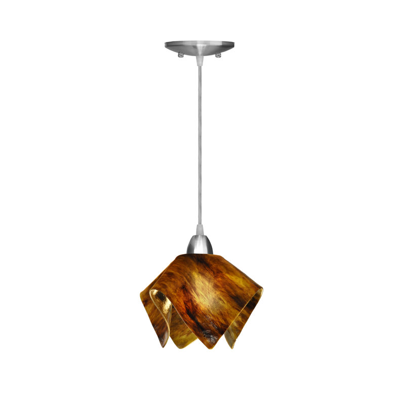 Luminaire suspendu Amergin, Petit, Nickel, Terre