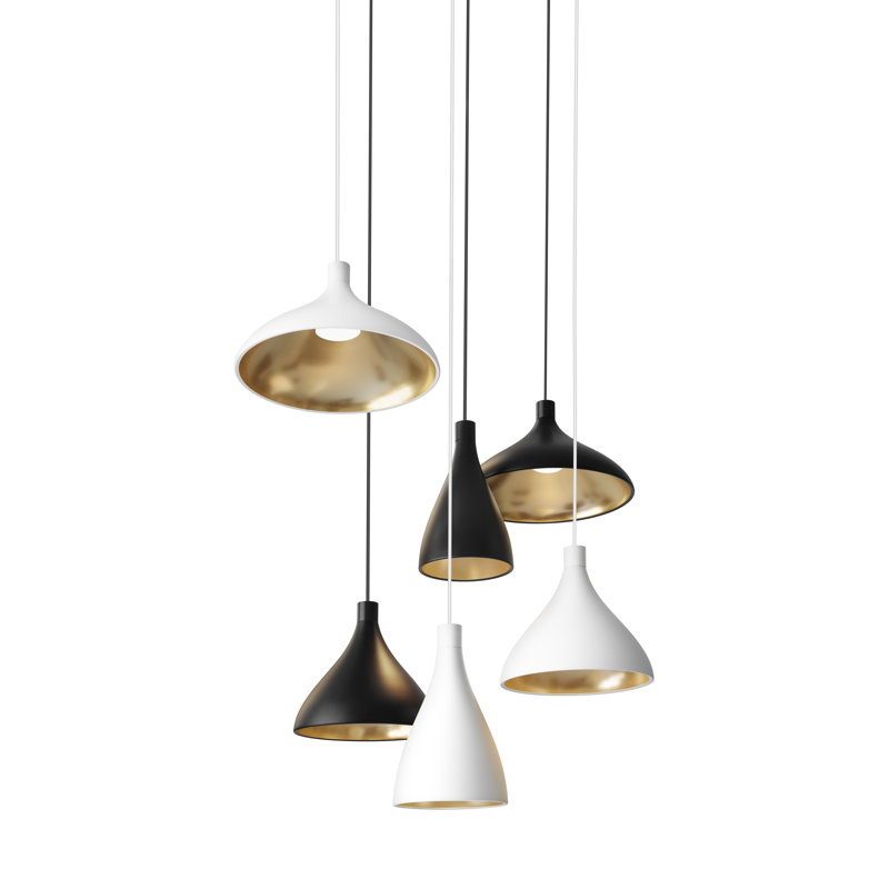 Swell Mix 1 Chandelier, Black