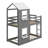 Bunk Bed With Roof, Window, Guardrail, Ladder-357218317