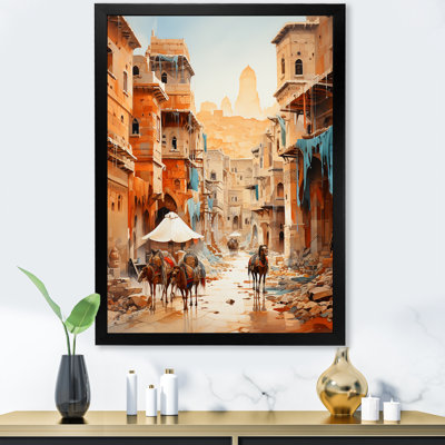 Voyage en arabe sur la route de la soie I - Art mural arabe