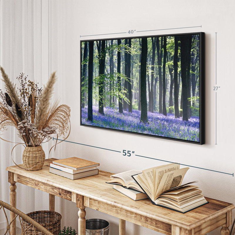 Impression sur toile Bluebell Vision, H 27 po x l 40 po