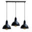 Lavaca 3 - Light Black Pendant