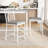 5-Piece Rectangular Dining Table Set With 4 Upholstered Chairs-29272529