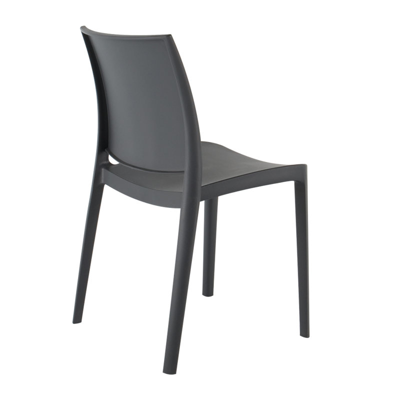 Chaise de salle à manger empilable Sensilla, Gris