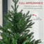 Arbre de Noël illuminé 6 pi avec lumières DEL et arbre artificiel avec support pour une décoration intérieure confortable et un salon