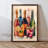 Elegant Decorative Framed MDF Painting, 13.8 x 18.5 x 0.1 inches | 100% MDF with 3 mm Thickness, 100% Pine Wood Frame | UV Printed Artwork for Stylish Home Decor, Perfect for Living Room or Office