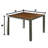Desiree Weathered Oak Counter Height Dining Table Seats 6