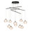 Ume 10-Light Mobile Pendant - Modern Brass - Long Overall Height