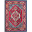 Tapis oriental rouge vif Llelend-1013885199