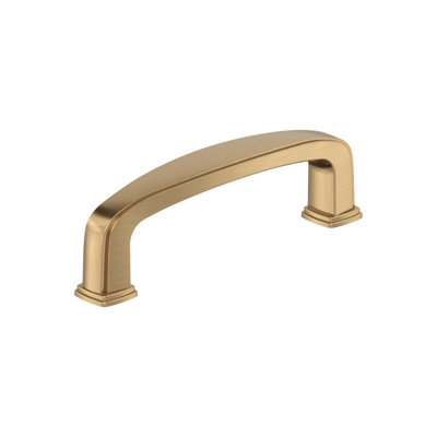Franklin 3 inch (76mm) Center-to-Center Champagne Bronze Cabinet Pull - 10 Pack