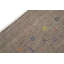Tapis gris / mauve / rouge noué à la main de haute qualité Gabbeh