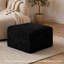 Repose-pieds modulaire Appi, mousse compressée, fausse fourrure noire 27 po-130622779