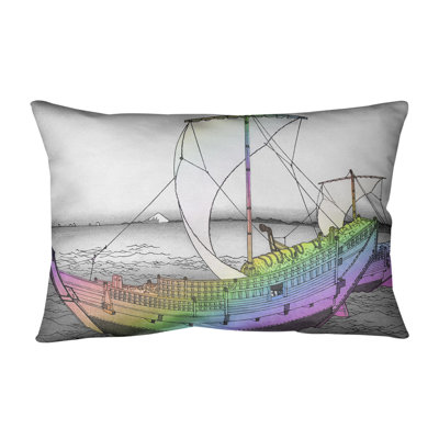 Coussin lombaire en lin kazusa sea route