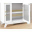 Buffet 36 "avec porte en verre cannelé, armoire de rangement avec rangement à 2 niveaux-996698064