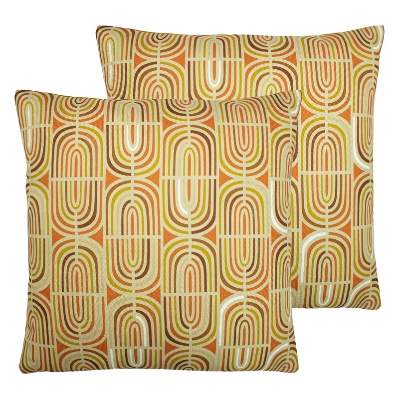 Geometric Square Cushion