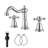 Widespread Bathroom Sink Faucet With Drain Assemly-110224024