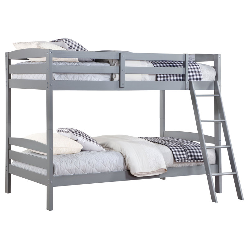 Lit superposé simple en bois Jawid Kids