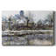 «Snow in Vetheuil» par Monet-Gallery, toile tendue-1236489415