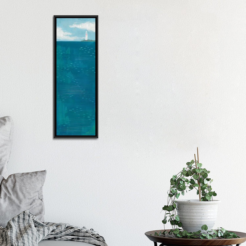 «To the Lighthouse» par Melissa Averinos - Estampe numérique sur toile tendue avec châssis, H 36 po x l 12 po x P 1,5 po