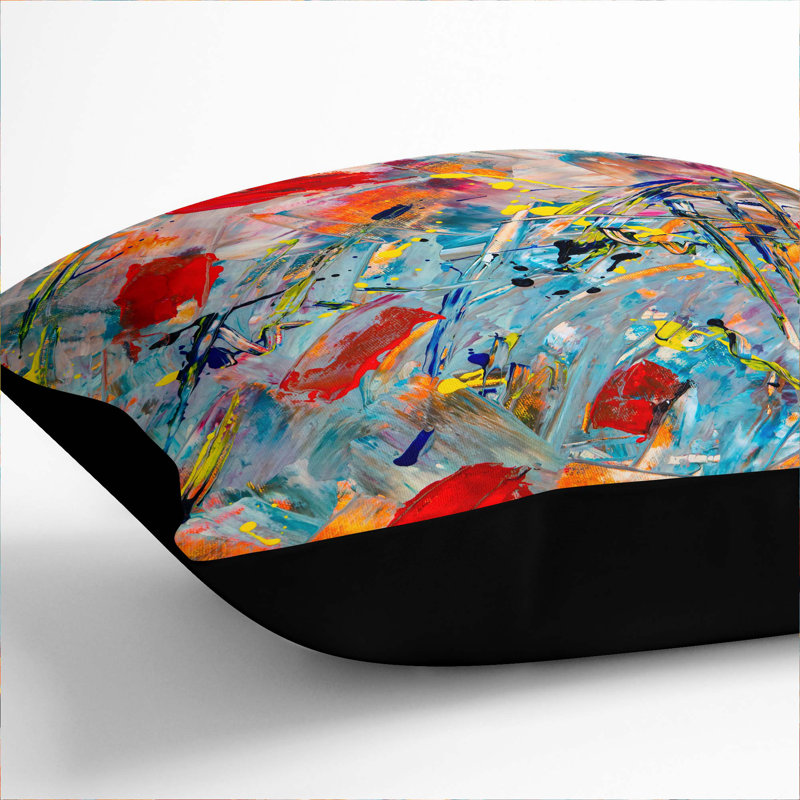 Square Throw Cushion, 40 x 40 cm, Black